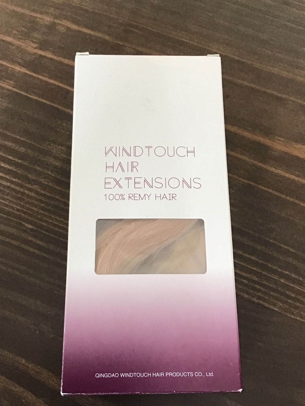 WindTouch brand clip in hair extensions